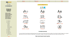 Desktop Screenshot of fontmenu.com