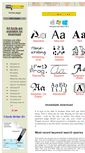 Mobile Screenshot of fontmenu.com